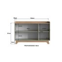 Ver imagem 3 de Balcão Buffet 3 Portas 150cm John - Verde