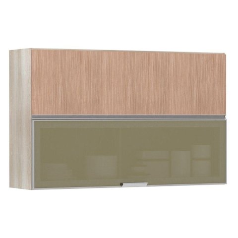 Armario Basculante Misto 120cm 2 Porta Lis Legno Crema