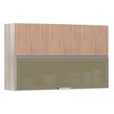 Ver imagem 1 de Armario Basculante Misto 120cm 2 Porta Lis Legno Crema