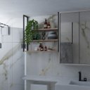 Ver imagem 6 de Organizador De Teto Moderna 80x20cm Em Ferro Para Comércio Technox