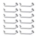 Ver imagem 1 de Alça Apoio Banheiro Kit 12 uni Inox 50cm Idoso Cadeirante Acessibilidade Deficiente Segurança Banhei