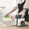 Dispenser Porta Detergente Escorredor Esponja 3 em 1 Inox Cozinha Pia Balcao Limpeza Higiene Escorre - 16