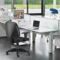 Cadeira Giratória Job Executiva Ergonômica Escritório Couro Sintético Preto - Lyam Decor - 2 Cadeira Giratória Job Executiva Ergonômica Escritório Couro Sintético Preto - Lyam Decor - 2