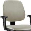 Ver imagem 2 de Cadeira Giratória Job Executiva Ergonômica Escritório Suede Bege - Lyam Decor
