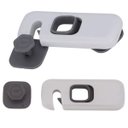 Ver imagem 1 de Trava de Segurança Geladeira Armario Gaveta Kit 2 Unidades Protege Criança Bebe Evita Acidente Porta