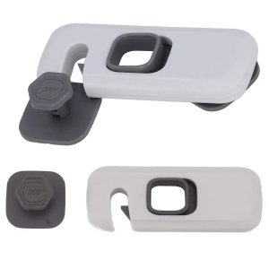 Trava de Segurança Geladeira Armario Gaveta Kit 2 Unidades Protege Criança Bebe Evita Acidente Porta