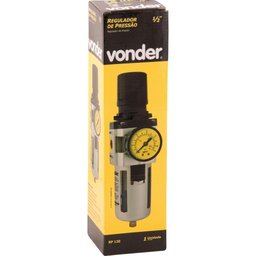 Filtro Regulador de Pressão 1/2 Npt Corpo Metálico Dreno Au - 2