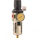 Ver imagem 1 de Filtro Regulador de Pressão 1/2 Npt Corpo Metálico Dreno Au