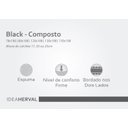 Ver imagem 2 de Colchao Herval Casal Ult Black 1380x1880x250 Mm
