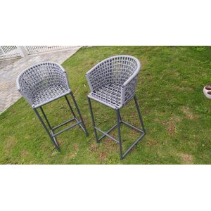 Banqueta Amarílis em Corda Náutica