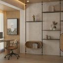 Ver imagem 7 de Kit com 4 Cadeiras Office com Relex em Aço Carbono e Couro Ecologico Dijon Caramelo Marrom