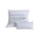 Ver imagem 1 de Kit Cobre Leito Cama Casal Queen Bordado Urbany Hipercal 400 Fios Dupla Face 7 Peças:branco