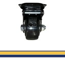 Ver imagem 7 de Kit 4 Rodinhas Giratória Refoçada 40mm Black com Trava e com Rolamento Anti Risco 200kg para Moveis