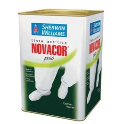 Tinta Acrílica Novacor Piso Liso 18L Cinza Chumbo Sherwin Williams - 1 Tinta Acrílica Novacor Piso Liso 18L Cinza Chumbo Sherwin Williams - 1
