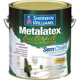 Tinta látex acrílico banheiro e cozinha 3,6L Sherwin Williams - 1