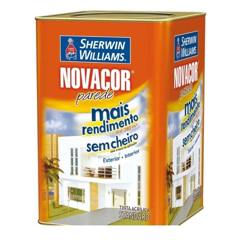 Tinta Látex Novacor acrílico 18 litros bianco sereno Sherwin Williams - 1