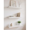 Ver imagem 1 de Kit de 3 Prateleiras 60cm Mdf Branco - On Móveis