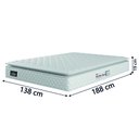 Ver imagem 3 de Cama Box Casal Colchão Espuma D33 Pillow Top New Millenium Branco Hellen