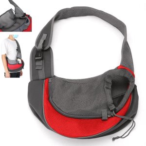 Bolsa Canguru Cachorro Cao Gato Pet Carregador Animal de Estimaçao Mochila Pequeno Porte Ombros Cost