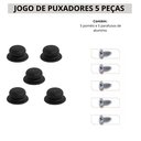 Ver imagem 4 de Pomel Puxador Pegador 5 Peças para Tampa de Panela e Frigideira