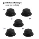 Ver imagem 5 de Pomel Puxador Pegador 5 Peças para Tampa de Panela e Frigideira
