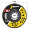 Disco Lixa Flap 115mm Grão 80 Madeira Aço Desbaste | 04 Un - 2