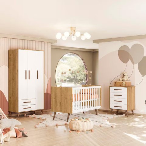 Quarto Infantil Completo Q Encanto Retrô - Q Move