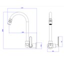 Ver imagem 4 de Torneira Deca Flex Plus de Parede para Cozinha Cromada