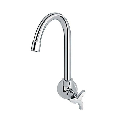 Torneira para cozinha Trio cromada parede Docol