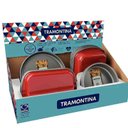Ver imagem 2 de Assadeira em Alumínio Brasil Vermelha Sortida Tramontina
