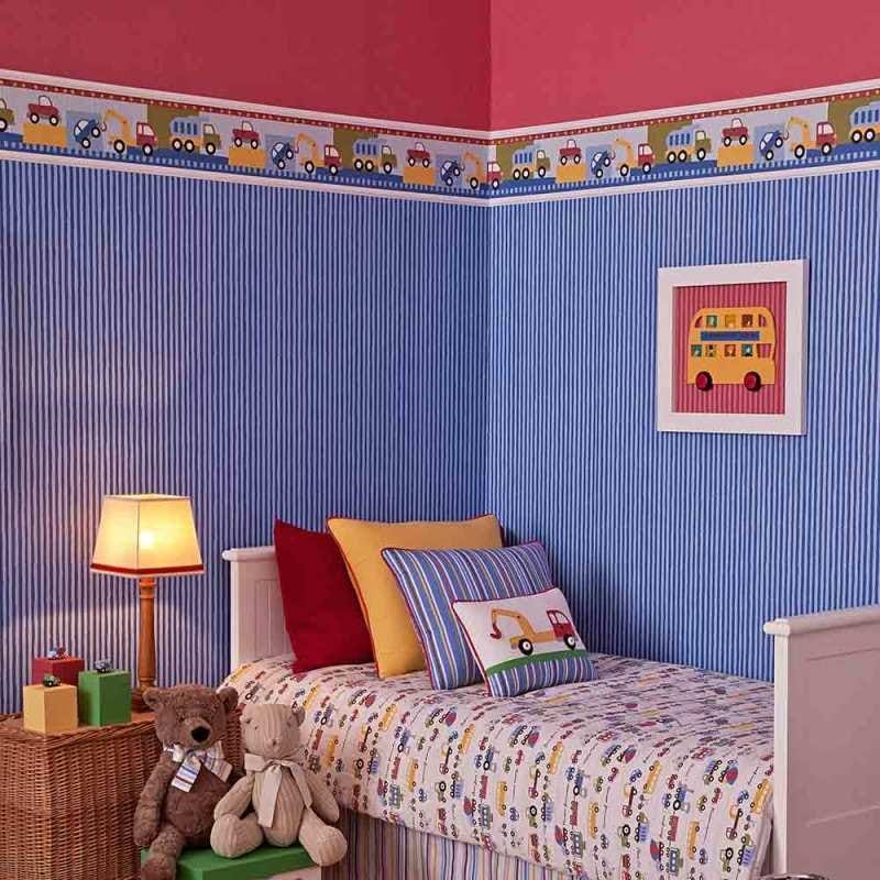 Papel de parede xadrez infantil bege 52cm x 10m vinílico Revex