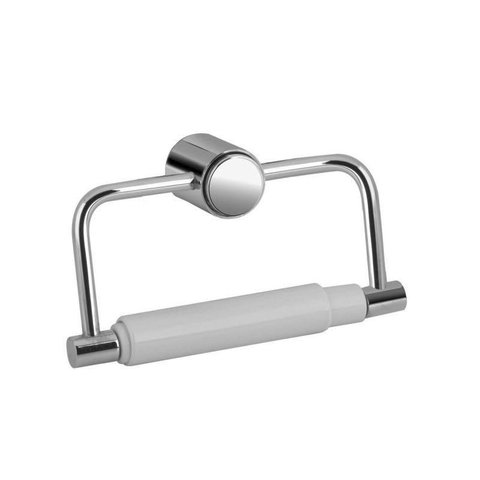 Porta Papel Higiênico Fit com Rolete Cromado Esteves