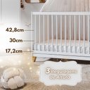 Ver imagem 5 de Conjunto Quarto de Bebê Completo Simples Magia 3 Peças Guarda- Roupa/ Berço/ Cômoda