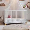 Ver imagem 3 de Conjunto Quarto de Bebê Completo Simples Magia 3 Peças Guarda- Roupa/ Berço/ Cômoda