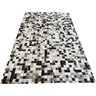 Tapete de Couro Marrom Misto 1,50x2,50 S/B Pç 5x5 - 1