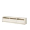 Rack Essenza de Luxo para Sala Tv Ate 70 Polegadas Moderna Compacta 3 Gavetas 3 Nichos - Off White - 1