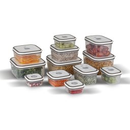 Conjunto Potes Herméticos Plástico com 12 unidades Electrolux - 1