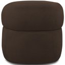Ver imagem 7 de Kit 2 Poltronas Giratórias Sala de Estar Living Orgânico Carmen F04 Veludo Marrom - Lyam Decor