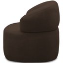 Ver imagem 6 de Kit 2 Poltronas Giratórias Sala de Estar Living Orgânico Carmen F04 Veludo Marrom - Lyam Decor