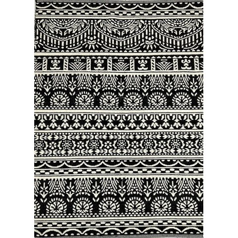 Tapete Kilim Murano 200x250 Black