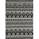 Ver imagem 1 de Tapete Kilim Murano 200x250 Black