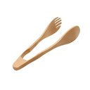 Ver imagem 1 de Pegador de Saladas Pinça em Bambu Multiuso 21cm