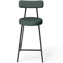 Ver imagem 5 de Kit 05 Banquetas Baixa para Cozinha Sala de Jantar Bancada Milão L02 Linho Verde Musgo - lyam decor