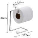 Ver imagem 4 de Porta Papel Higiênico Duplo Para Caixa Acoplada Suporte Luxo em Aço - Cromado