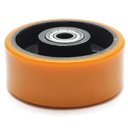 Ver imagem 3 de Roda Polipropileno Pu 52 Nucleo de Ferro com Rolamento 400 Kg 5 Polegadas