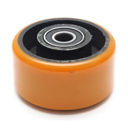 Roda Polipropileno Pu 42 Nucleo de Ferro com Rolamento 400 Kg 4 Polegadas - 3