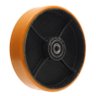 Roda Polipropileno Pu 82 Nucleo de Ferro com Rolamento 400 Kg 8 Polegadas - 1
