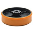 Ver imagem 3 de Roda Polipropileno Pu 82 Nucleo de Ferro com Rolamento 400 Kg 8 Polegadas