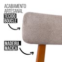 Ver mais imagens de Cadeira Madeira Maciça Estofada Confortável Leve Reforçada
