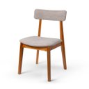 Ver imagem 6 de Cadeira Madeira Maciça Estofada Confortável Leve Reforçada